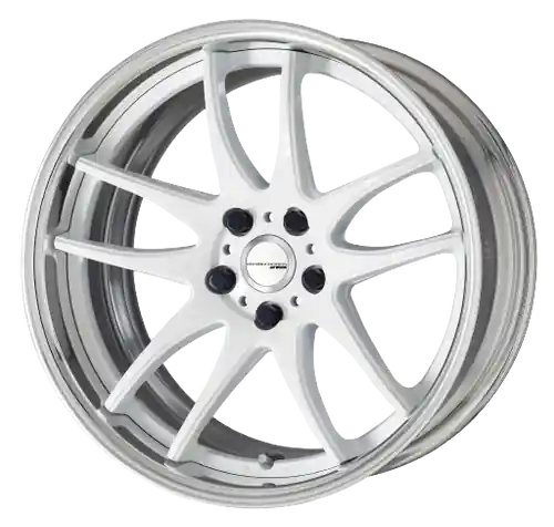 Work Cr 2P 5x108 18x11.5 +45 Gloss White Free Returns