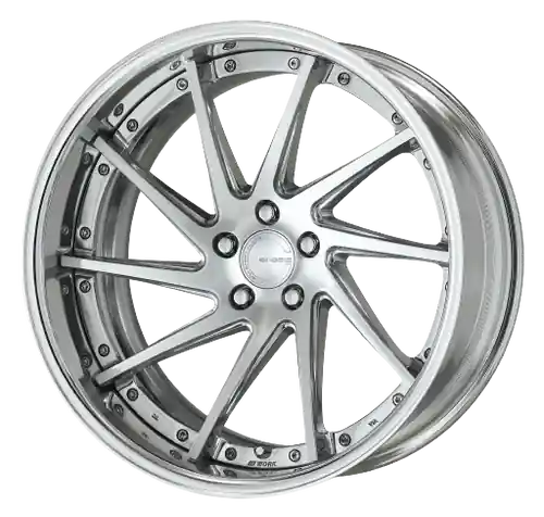 Work Gnosis Cvs 5x120.65 20x9+45 H Disk Composite Buffed And Brushed Warranty Included