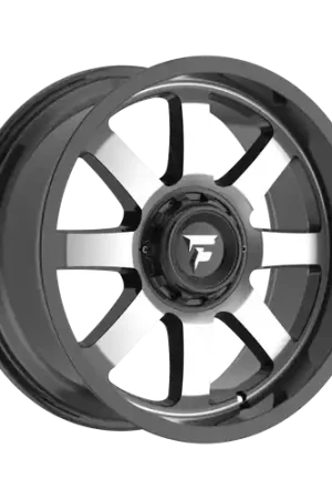 Top Pick Fittipaldi Offroad FA16MB 8x165.1 17x9 +18 Gloss Black Machined