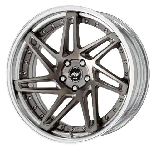 Fresh Stock Work Zeast st3 5x120 20x8+30 R Disk Transparent Grey Polish