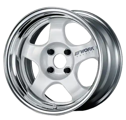 Work Meister S1 2P 5x114.3 15x7.5+45 A Disk White Direct From Manufacturer