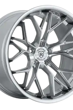 Seasonal Sale Rohana RFC3 5x130 20x9 +45 Machine Silver/Stainless Lip