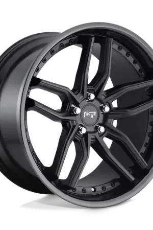 Popular Niche 1PC M194 METHOS 5X114.3 19X9.5 +35 GLOSS BLACK MATTE BLACK