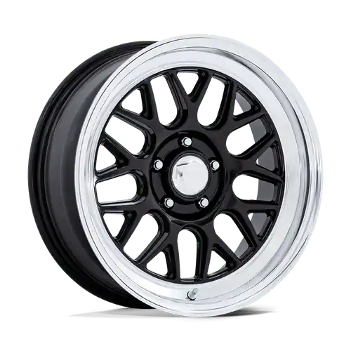American Racing Vintage VN516 G-FORCE 5X114.3 18x8 +0 GLOSS BLACK W/ DIAMOND CUT LIP Luxury