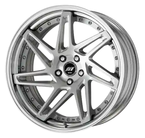 Work Zeast st3 5x108 20x8+12 R Disk Brush Silver Clear Worldwide Shipping