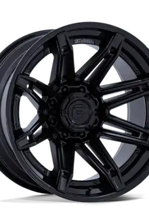 Exclusive Offer Fuel 1PC FC401 BRAWL 6X139.7 24x12 -44 MATTE BLACK WITH GLOSS BLACK LIP