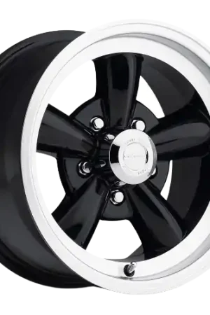 Express Delivery Vision American-Muscle 141H 5x114.3 15x7-7 Gloss Black Machined Lip