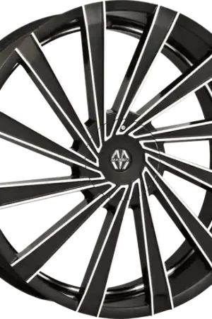 MASSIV 921 5X112/5x114.3 22x8.5 +38 BLACK MACHINED New Release