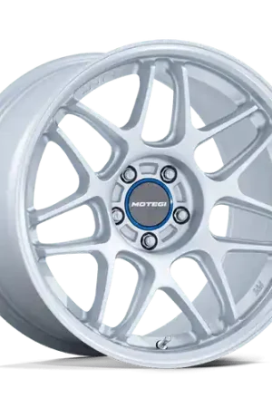 Motegi MR158 TSUBAKI 5X114.3 18x8.5 +35 HYPER SILVER W/ MACHINED LIP Fan Favorite