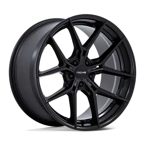 Niche 1PC NC279 PRODIGY 5 5X114.3 19x8.5 +35 MATTE BLACK Viral