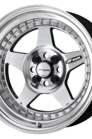 Grab Now Work Meister Cr01 5x114.3 15x6.5+-34 T Disk Bright Buff Finish