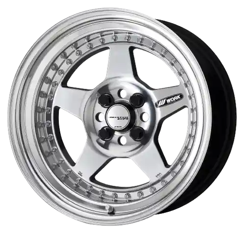 Grab Now Work Meister Cr01 5x114.3 15x6.5+-34 T Disk Bright Buff Finish