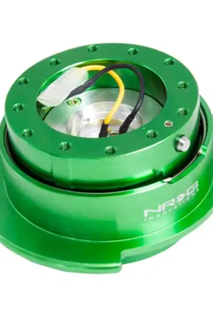 Top Pick NRG Quick Release Kit Gen 2.5 - Green Body / Titanium Chrome Ring — PMD Premier Motoring Development