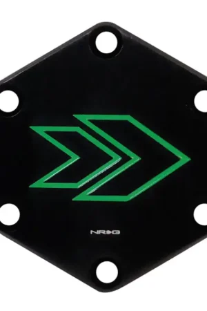 Must Have NRG Arrow Engraved Horn Delete Button- Green — PMD Premier Motoring Development
