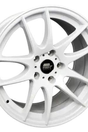 MST Wheels MT30 5x114.3 17x9.0 +30 Full Glossy White Top Pick