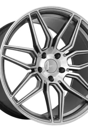 Certified MRR M024 5x120.65 20x12  +50 Gun Metal Graphite fit Corvette C6 C7 Z06/Grandsport/ZR1 ( front: M02419A052030GM )