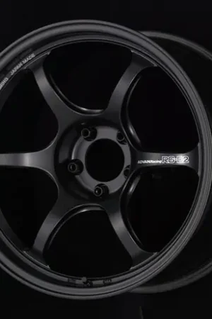 Advan Racing RG-D2 4x100 17x7.5 +38 SEMI GLOSS BLACK Bulk Order