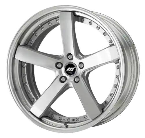 Work Zeast St2 5x108 20x9.5+12 A Disk Transparent Grey Polish Fast Shipping