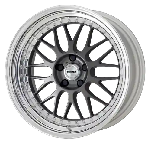 Authentic Work Meister M1 3p 5x100 16x8+5 O Disk Matte Gunmetal