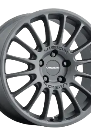 Vision Street-Designs 477 Monaco 5x100 15x7+38 Satin Black Direct From Manufacturer