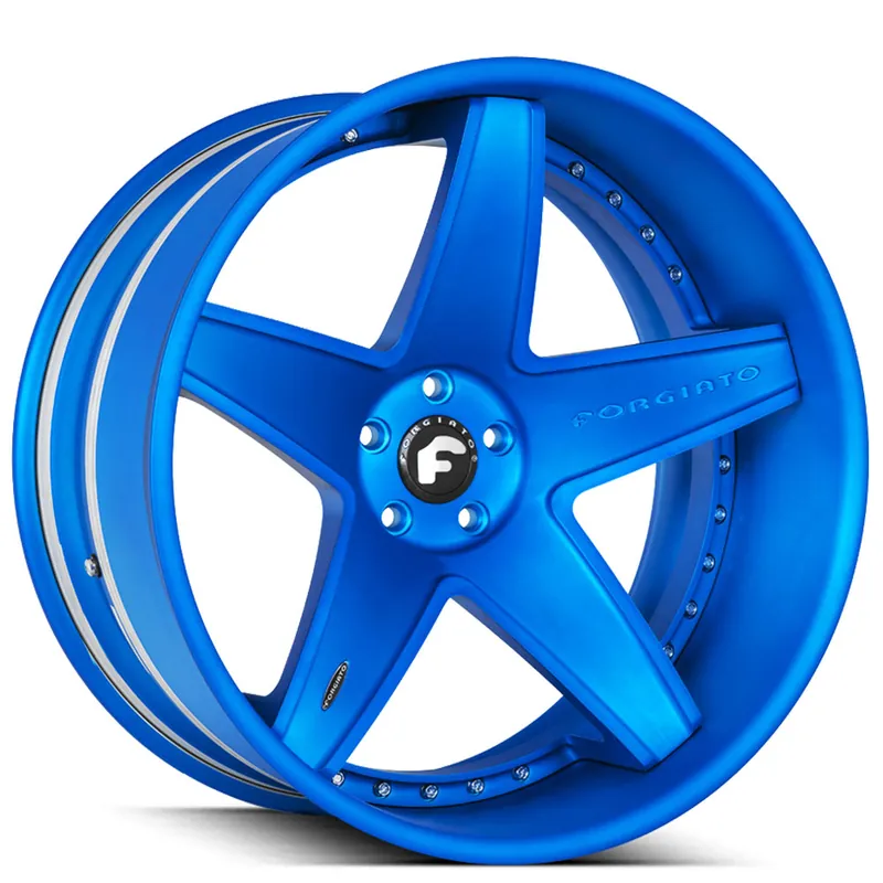Sale 20" Forgiato Wheels Classico-ECL Custom Candy Blue Forged Rims