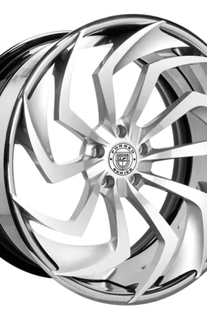 21" Lexani Forged Wheels LZ-772 Shadow Brushed Face with Chrome Lip Rims Fan Favorite