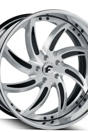 24" Forgiato Wheels Azioni Brushed Custom 2 Tone Face with Chrome Lip Forged Rims Weekend Sale