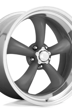 Seasonal Sale 22" American Racing Wheels Vintage VN215 Classic Torq Thrust II Mag Gray with Machined Lip Rims
