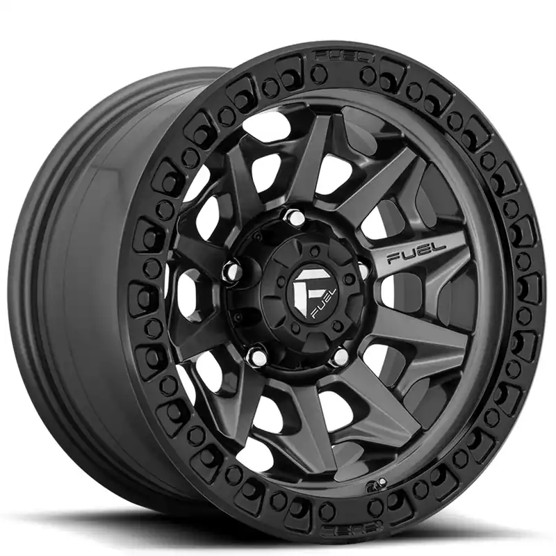17" Fuel Wheels D716 Covert Matte Anthracite with Black Ring Off-Road Rims Bulk Order