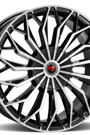 18" Revolution Racing Wheels RR27 Black Machined Rims Limited Offer