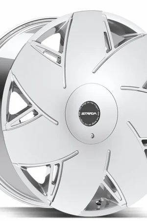 Crafted 24" Strada Wheels Turbina Chrome Rims