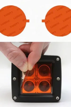 Wholesale Lamin-X Fog Light Tint Covers; Amber