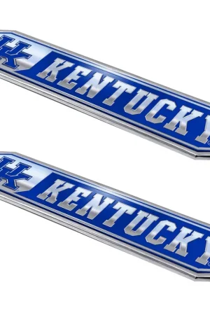 Next Day Delivery University of Kentucky Embossed Emblems; Blue