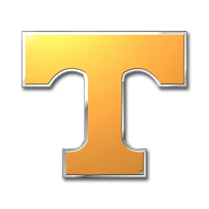 University of Tennessee Embossed Emblem; Orange Low Price