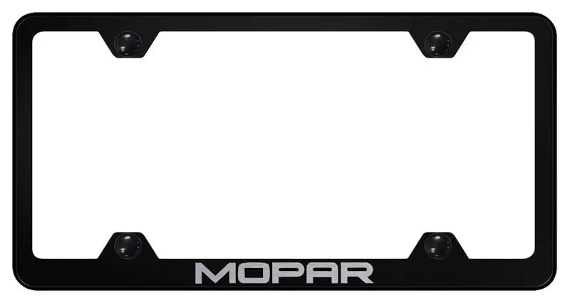 Factory Price MOPAR Laser Etched Wide Body License Plate Frame