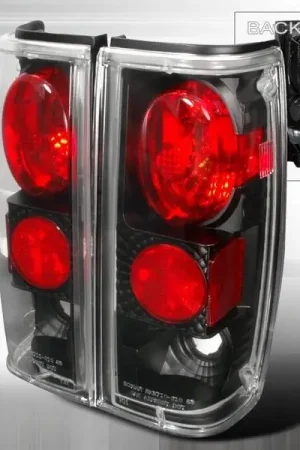 Chevrolet S10 Custom Disco JDM Black Taillights - LT-S1082JM-YD Fresh Stock