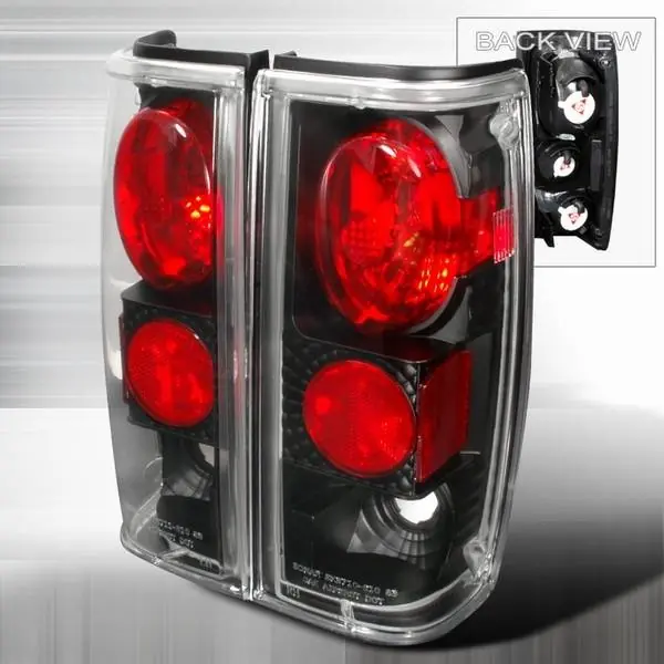 Chevrolet S10 Custom Disco JDM Black Taillights - LT-S1082JM-YD Fresh Stock