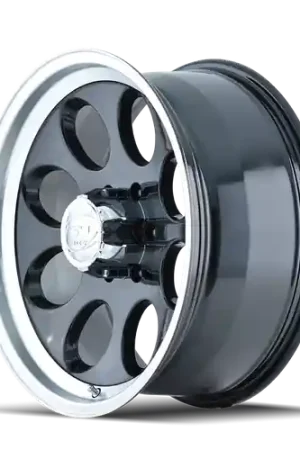 Today Only Ion Type 171 5x139.7 15x10-38 Black/Machined Lip