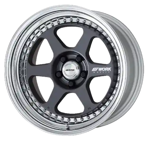 Work Meister L1 3P 5x112 18x14.5-26 A Disk Matte Gunmetal Authentic
