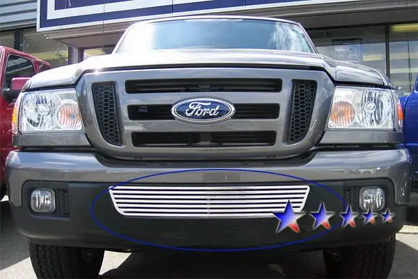 Free Delivery Ford Ranger APS CNC Grille - Bumper - Aluminum - F95343A