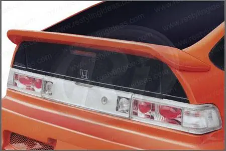 Buy Online Honda CRX Restyling Ideas Whale Tail Style Spoiler with Wiper Hole - 01-HOCR88CW