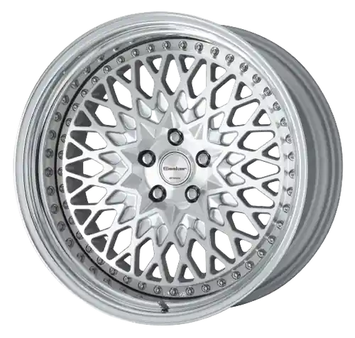Work Gran Seeker Ccx 5x115 19x10+-19 A Disk Machined Silver Polish Modern