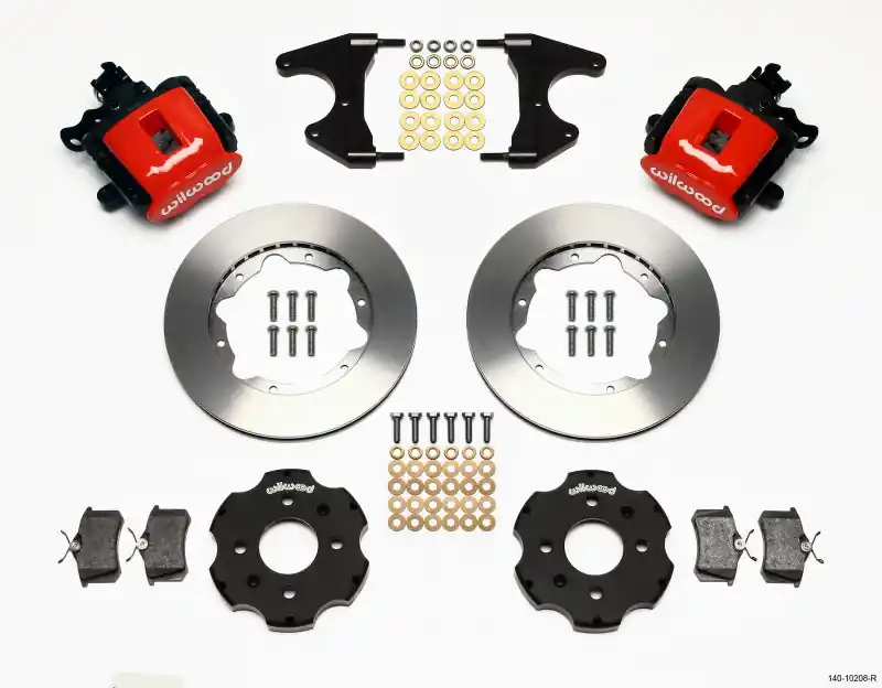 Price Cut Wilwood Combination Parking Brake Rear Kit 11.00in Red Civic / Integra — PMD Premier Motoring Development