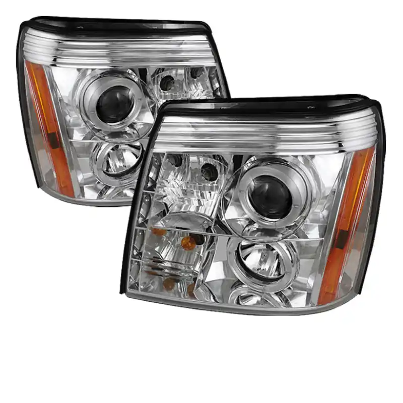 Spyder Cadillac Escalade 02-06 Projector Xenon/HID Model- LED Halo DRL — PMD Premier Motoring Development Brand New