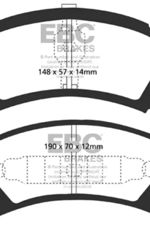 EBC 91-95 Buick Skylark 2.3 Ultimax2 Front Brake Pads — PMD Premier Motoring Development Limited Offer