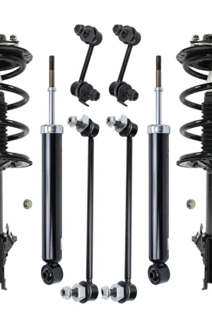 8pc Front Struts Rear Shocks Sway Bar Links Suspension Kit Fast Shipping