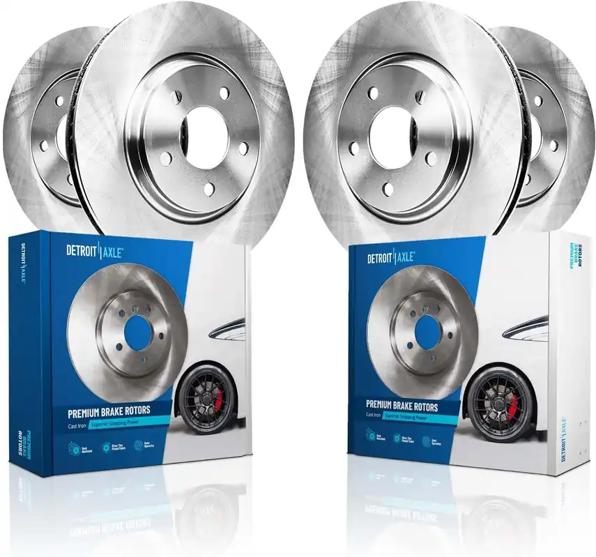 Sale 4pc Front & Rear Disc Brake Rotors Kit