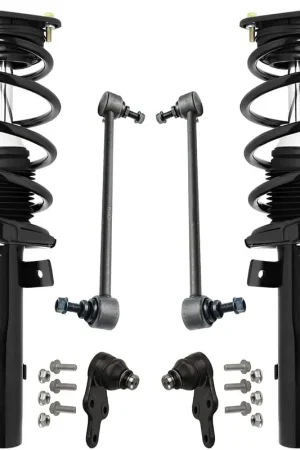 Top Pick 6pc Front Struts Sway Bar Links Lower Ball Joints Suspension Kit