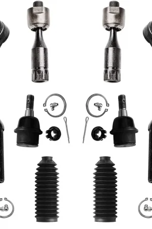 10pc Front Inner Outer Tie Rods Upper Lower Ball Joints Suspension Kit Hot Deal