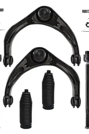 12pc Front Upper Control Arms Ball Joints Tie Rods Sway Bar Links Suspension Kit Hot Picks